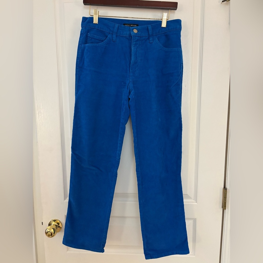 Lucky Brand Women’s Blue Corduroy Pants